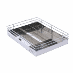 THINK SPACE SHEET CUTLERY BASKET (4″ HEIGHT X 17″ WIDTH X 20″ DEPTH) 6MM WIRE