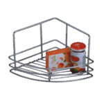 CORNER SINGLE (7″ HEIGHT X 9″ WIDTH X 9″ DEPTH) 6MM WIRE STAINLESS STEEL