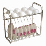 Homecare Stainless Steel Kitchen Utensils Rack (18×18)