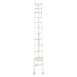 Aluminium Ladder Wall Supporting Extendable Ladder 20 Feet